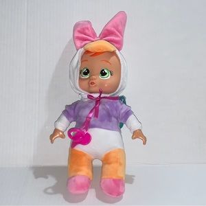 Cry Babies Tiny Cuddles x Disney Daisy Duck Real Tears 10" Baby Doll